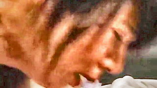 Japanese MILF mom catches son video frame
