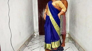 Desi aunty saree ass grabbing video frame