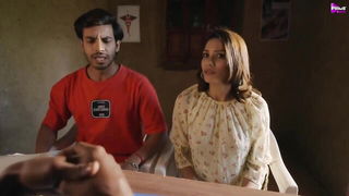 Desi babe black bra groped Asian sex scene screenshot
