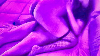 Desi teen fishnets creampie Asian couple sex video