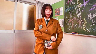Sunao K schoolgirl tittease blowjob porn video preview