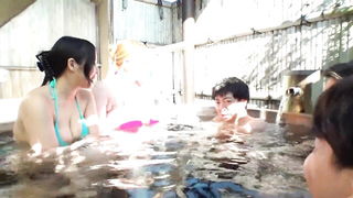 Japanese hot spring big tits tease porn video preview