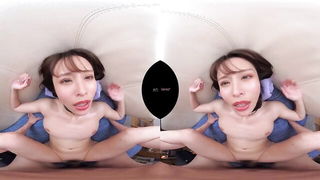 Japanese POV dildo masturbation video frame