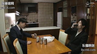 Japanese wife cheating creampie hot sex scene screenshot