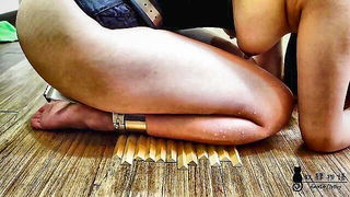 slaveQ247 slave girl housework Asian sex scene screenshot