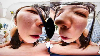Busty Asian VR medical exam hot sex scene screenshot