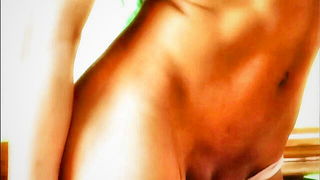 Tattooed Latina trans birthday anal sex tube preview