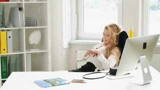 Asian couple on a bedroom bed in a long studio scene