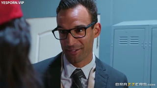 Office suit pants adjustment with Kendra Spade xxx video thumbnail
