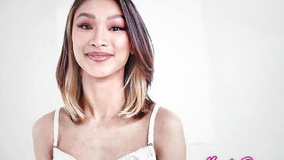 Xoey Li shaved pussy closeup porn video preview